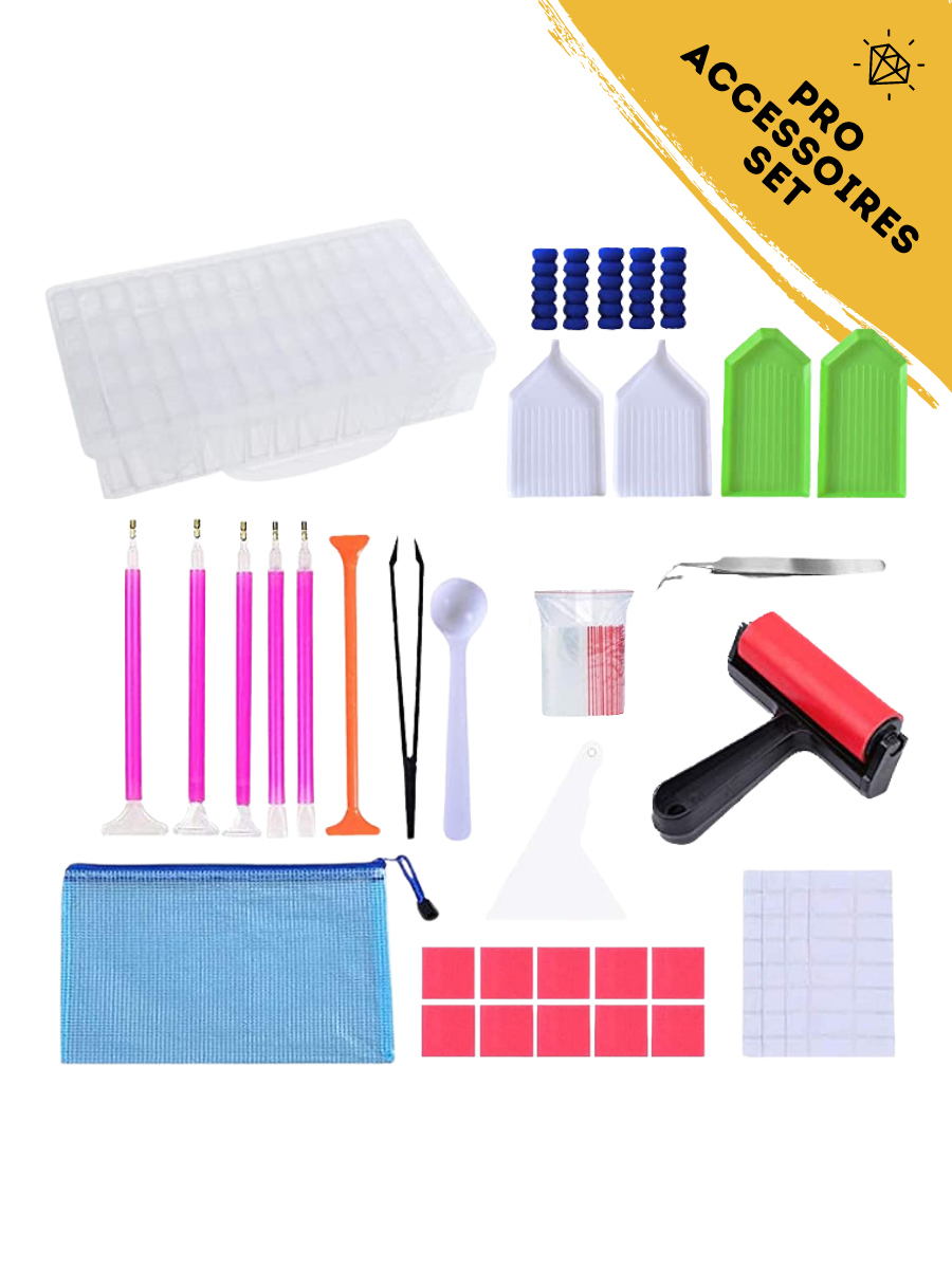 Diamond Painting Pro Accessoires Set | Morgen in huis